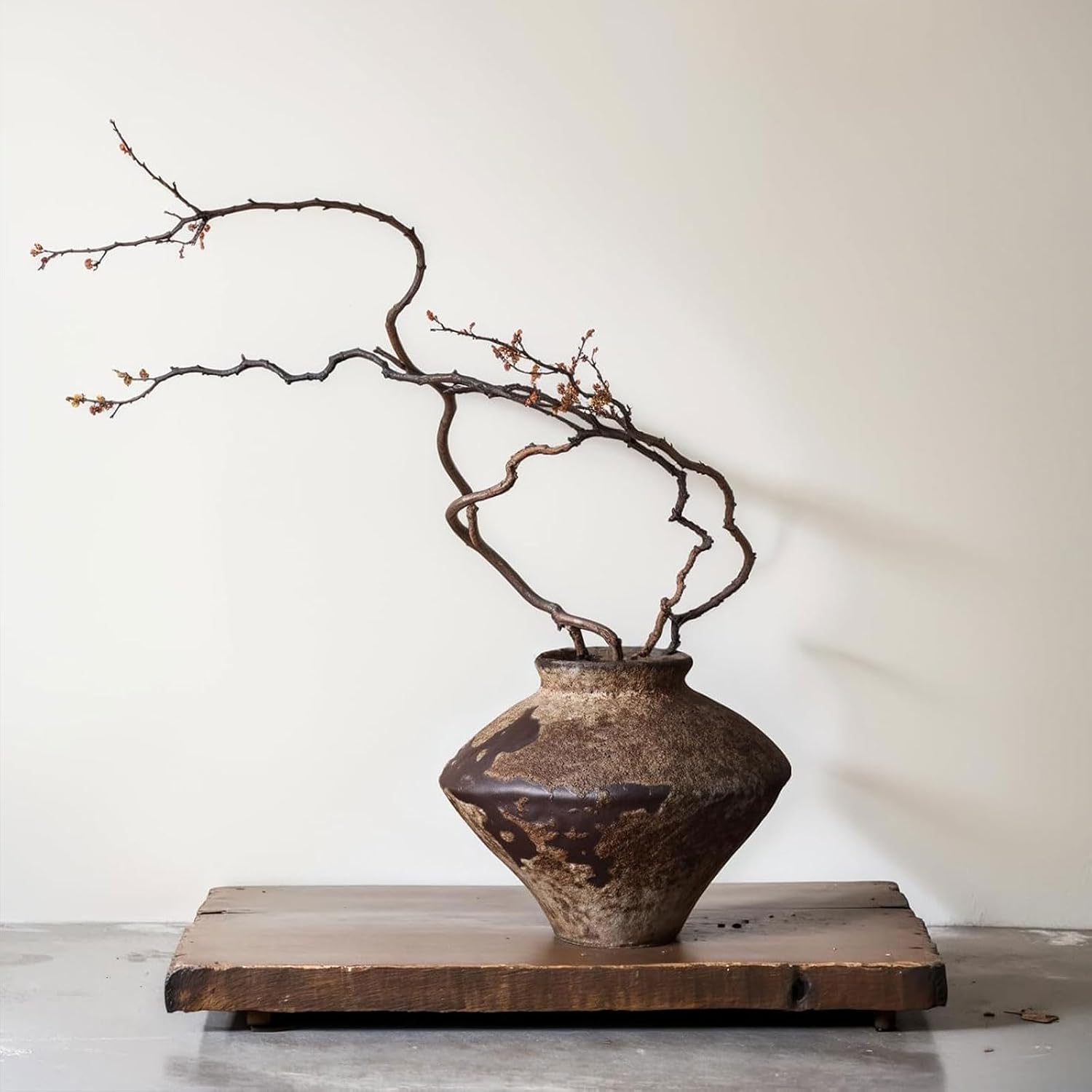 Centerpiece Vase Tall - Wabi Sabi Rusty Vintage Vase, 6.3