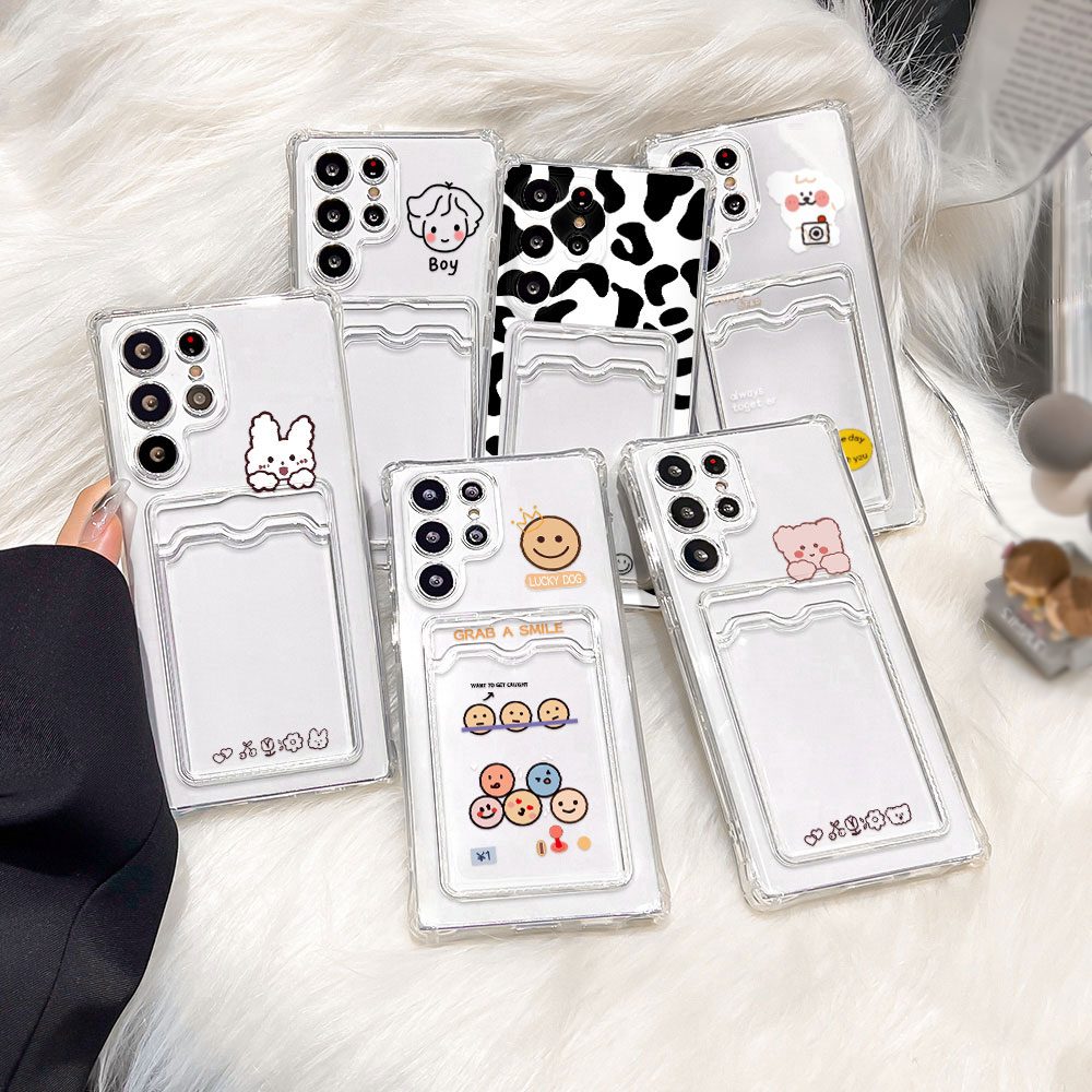 Place Card Holder - Card Holder Phone Case For Samsung