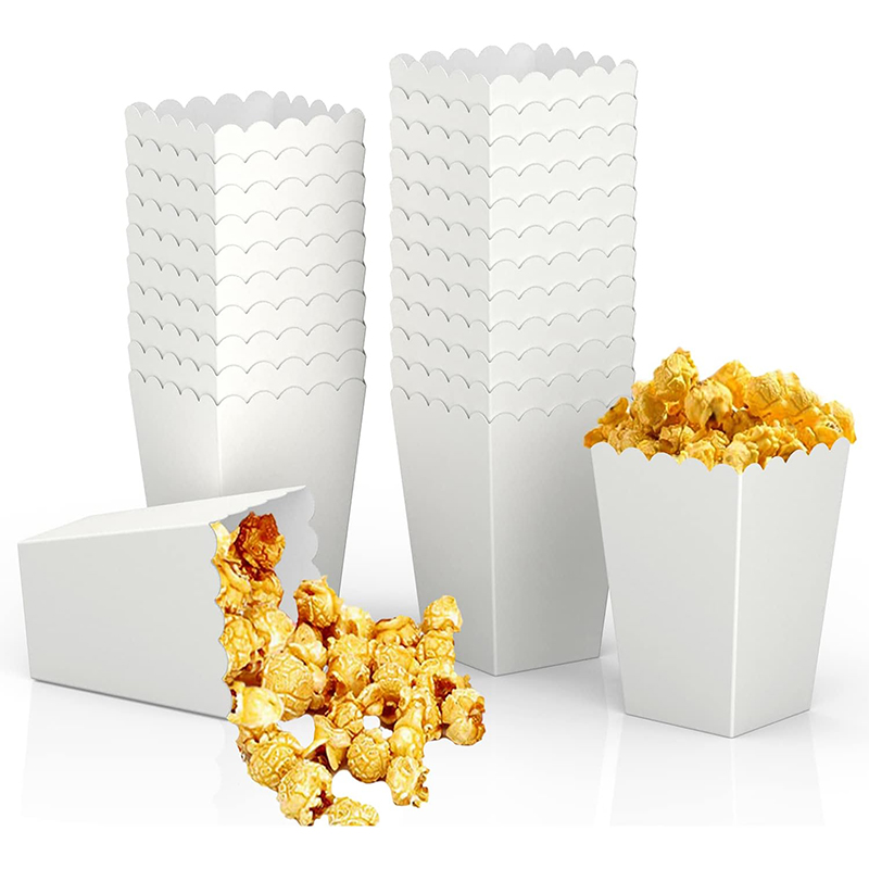 Wedding Favor Box - 12pcs Paper Candy Cartons Popcorn Box