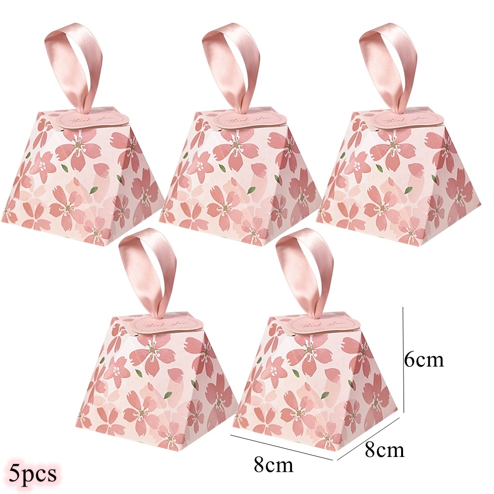 1Pack Cherry Blossom Candy Box - đánh giá và giá Wedding Favor Box