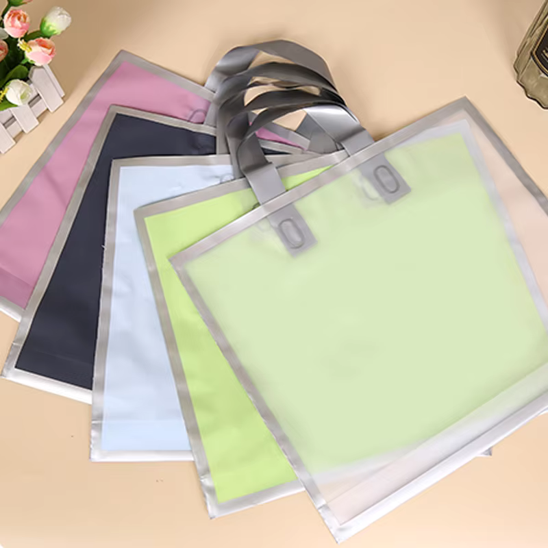 50Pcs Frosted hand shopping ba - đánh giá và giá Wedding Supply Store