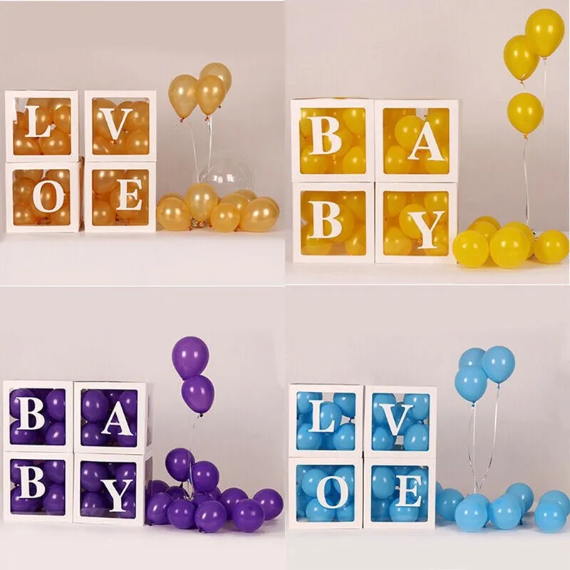 Letter Balloon Box First 1st B - đánh giá và giá Confetti Balloon Set