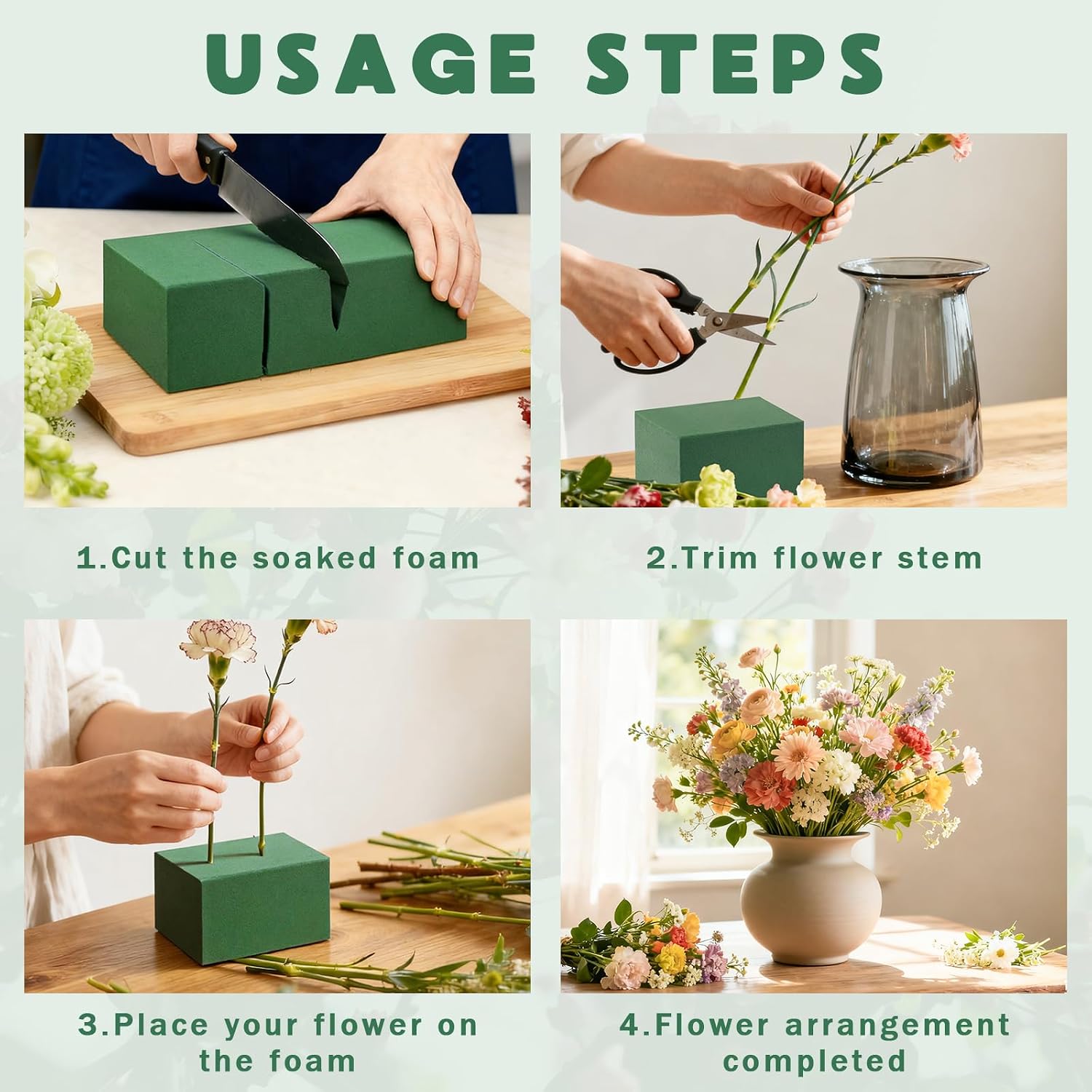 72 Pcs Floral Foam Blocks, Gre - đánh giá và giá Wedding Floral Supply