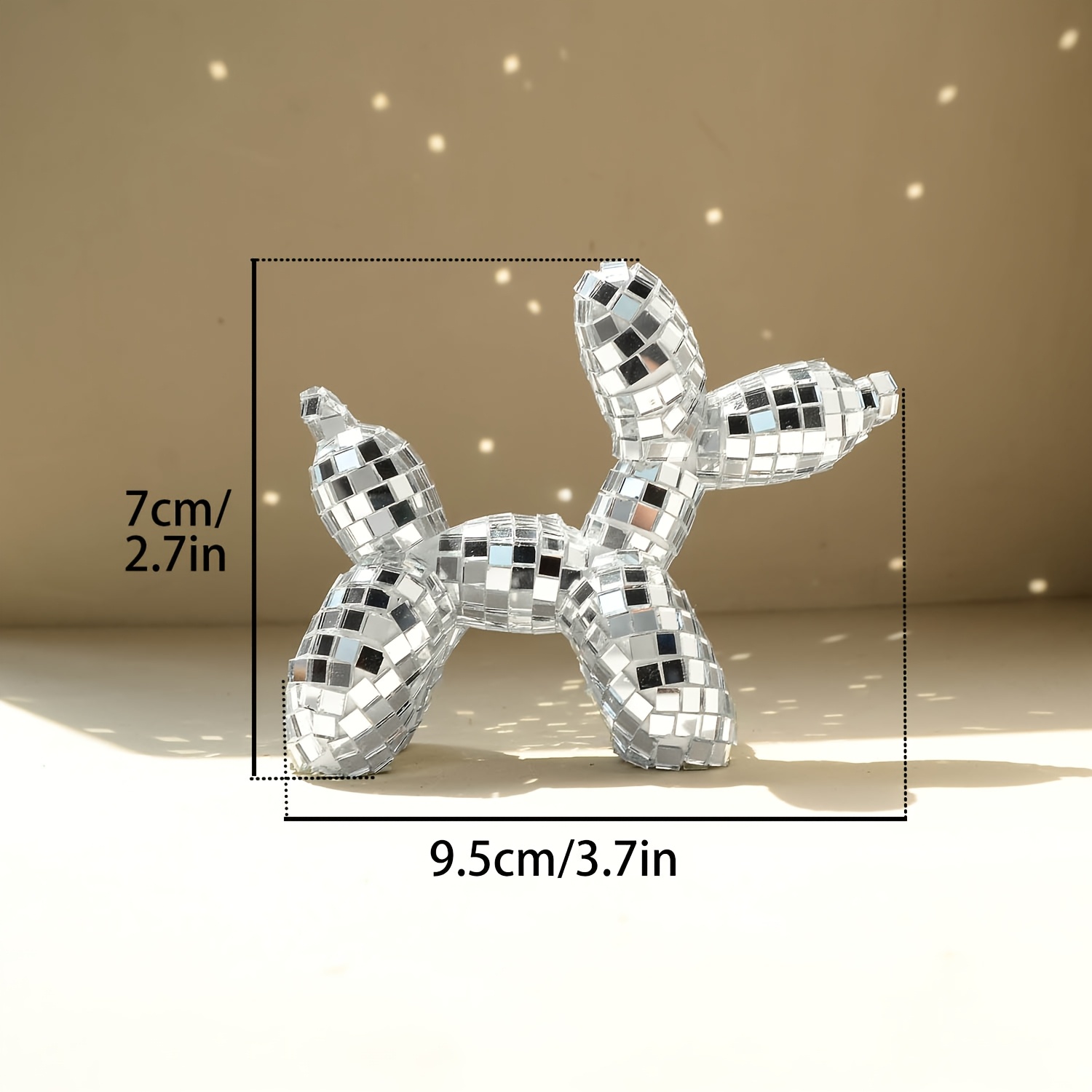 1pc Disco Mirror Balloon Puppy - đánh giá và giá Confetti Balloon Set