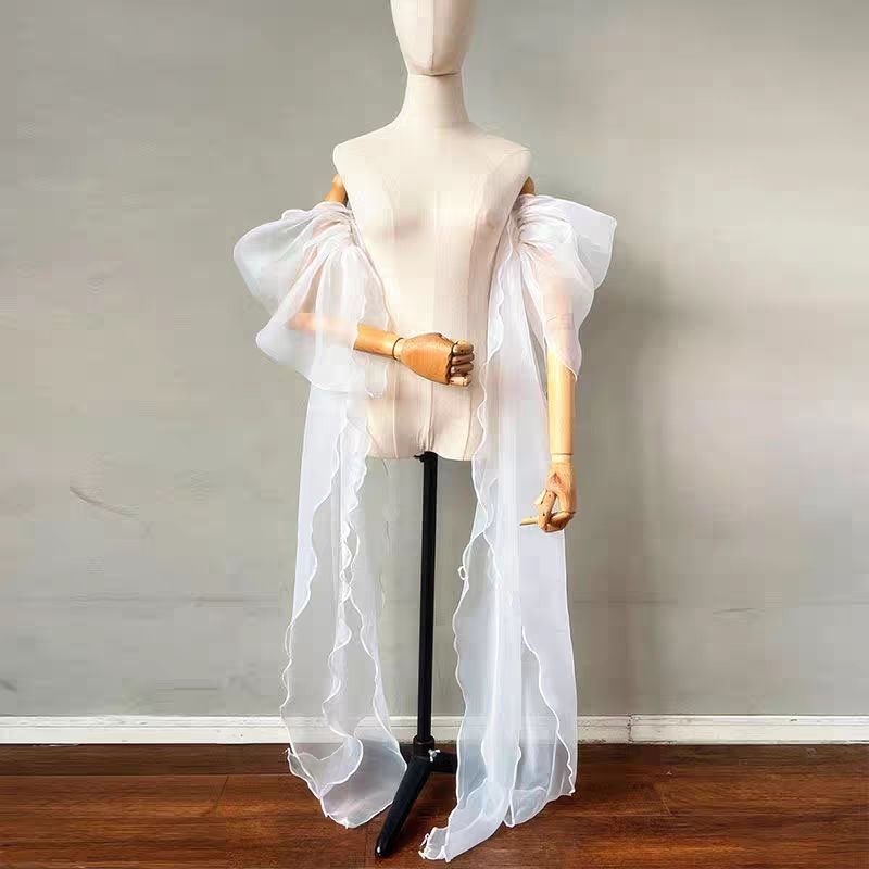 Bridal Sleeve Organza Detachab - đánh giá và giá Wedding Dress Supply