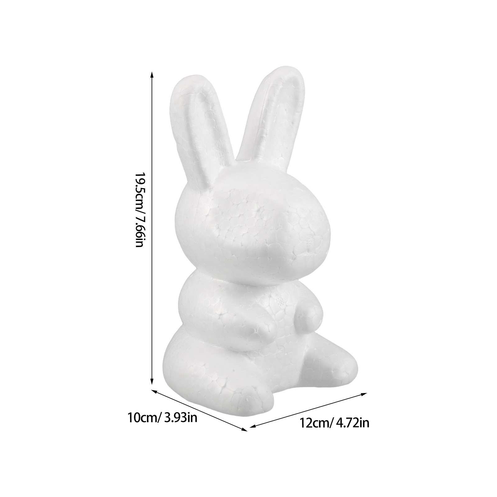 3Pcs Foam Bunny Decoration Whi - đánh giá và giá Wedding Event Supply