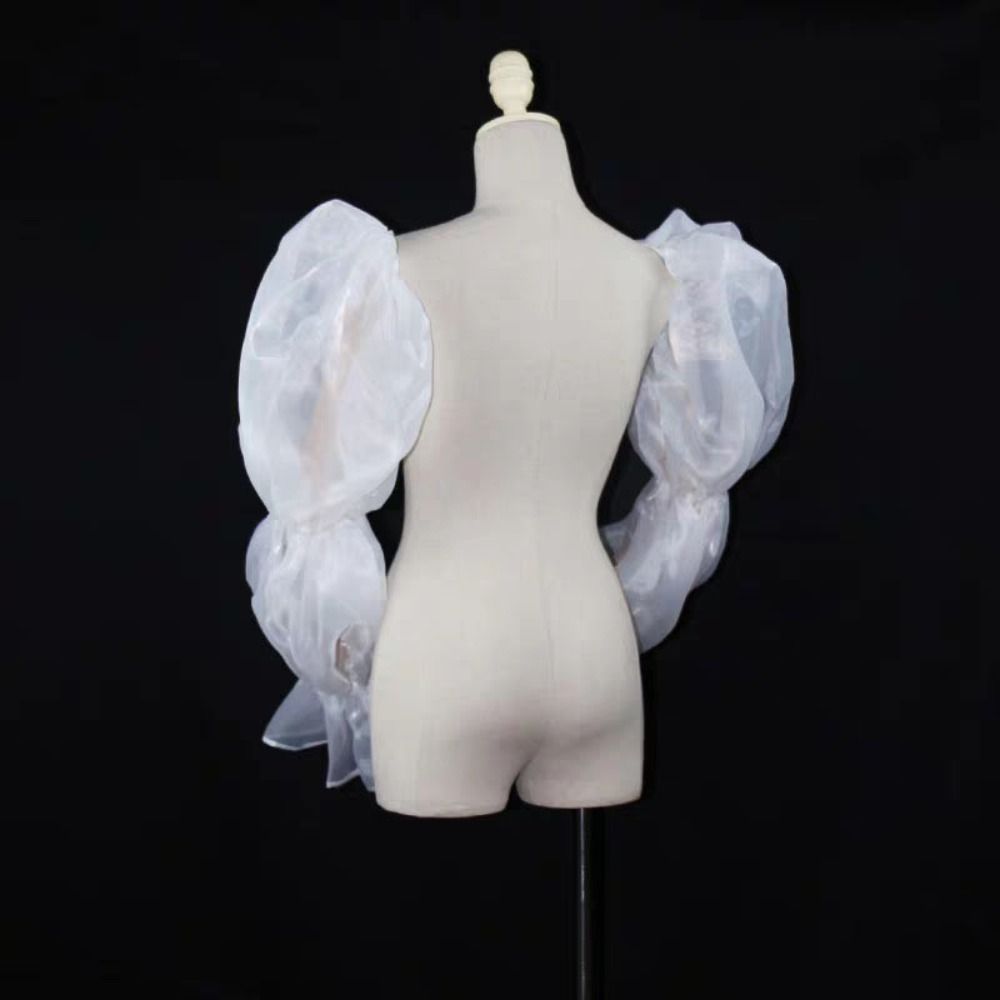 Elegant Puff Wedding Arm Sleev - đánh giá và giá Wedding Dress Supply