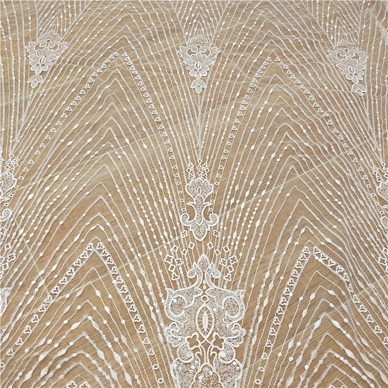 New Striped Lace Embroidery Se - đánh giá và giá Wedding Dress Supply