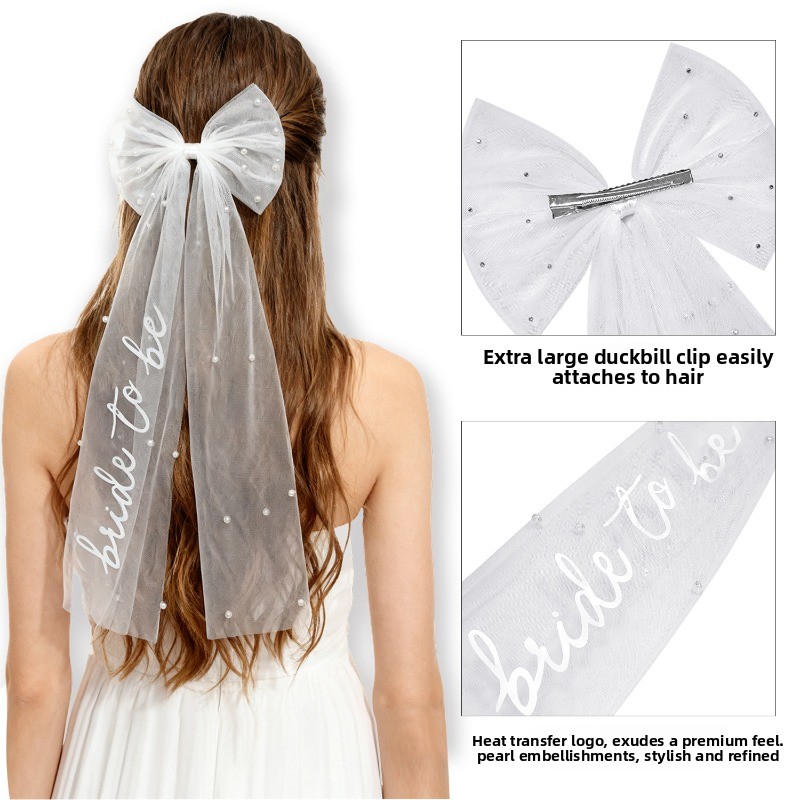 Bride To Be Bow Veil - Bachelo - đánh giá và giá Wedding Supply List