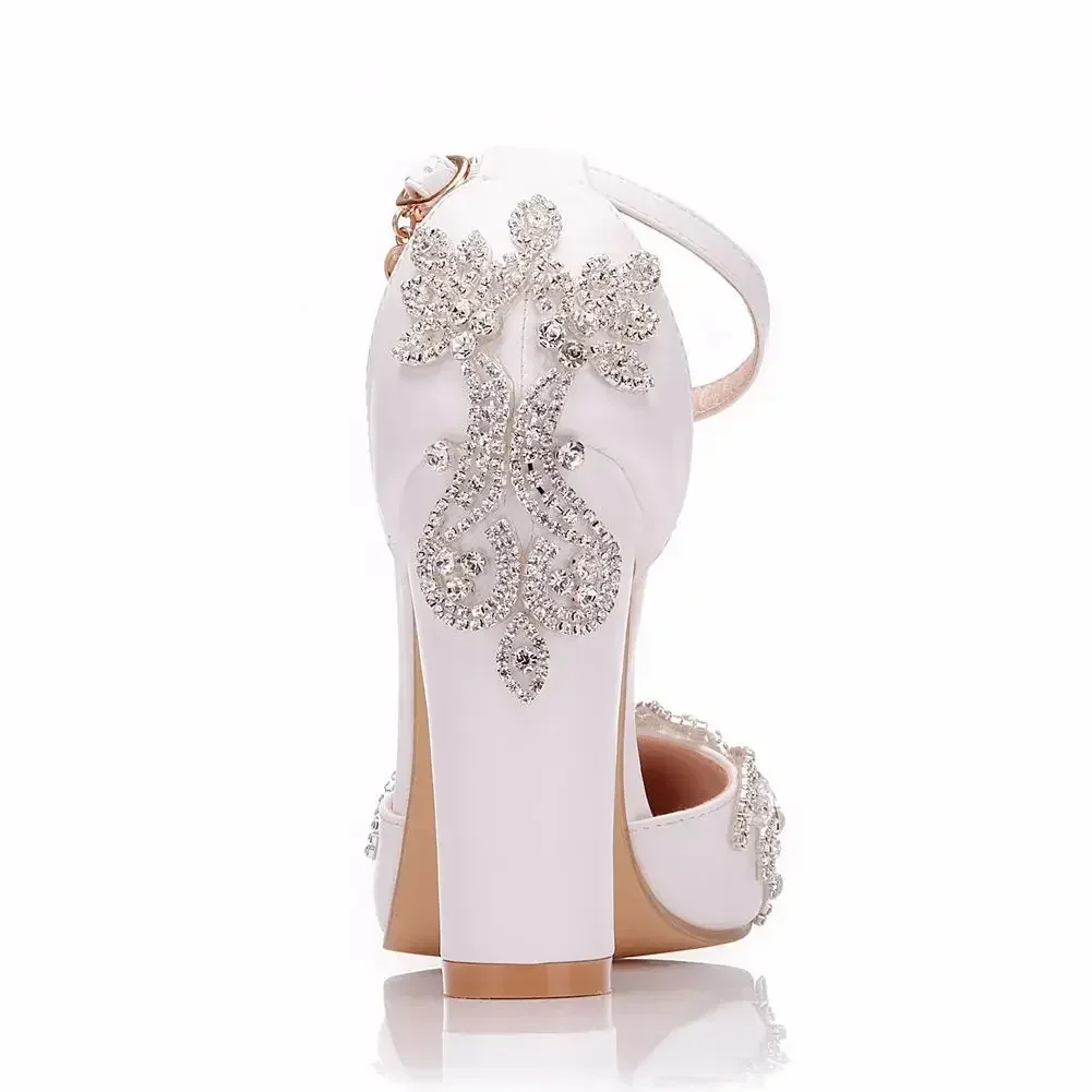 2022 Dày Gót Mũi Nhọn Với Đế D - đánh giá và giá Wedding Fx