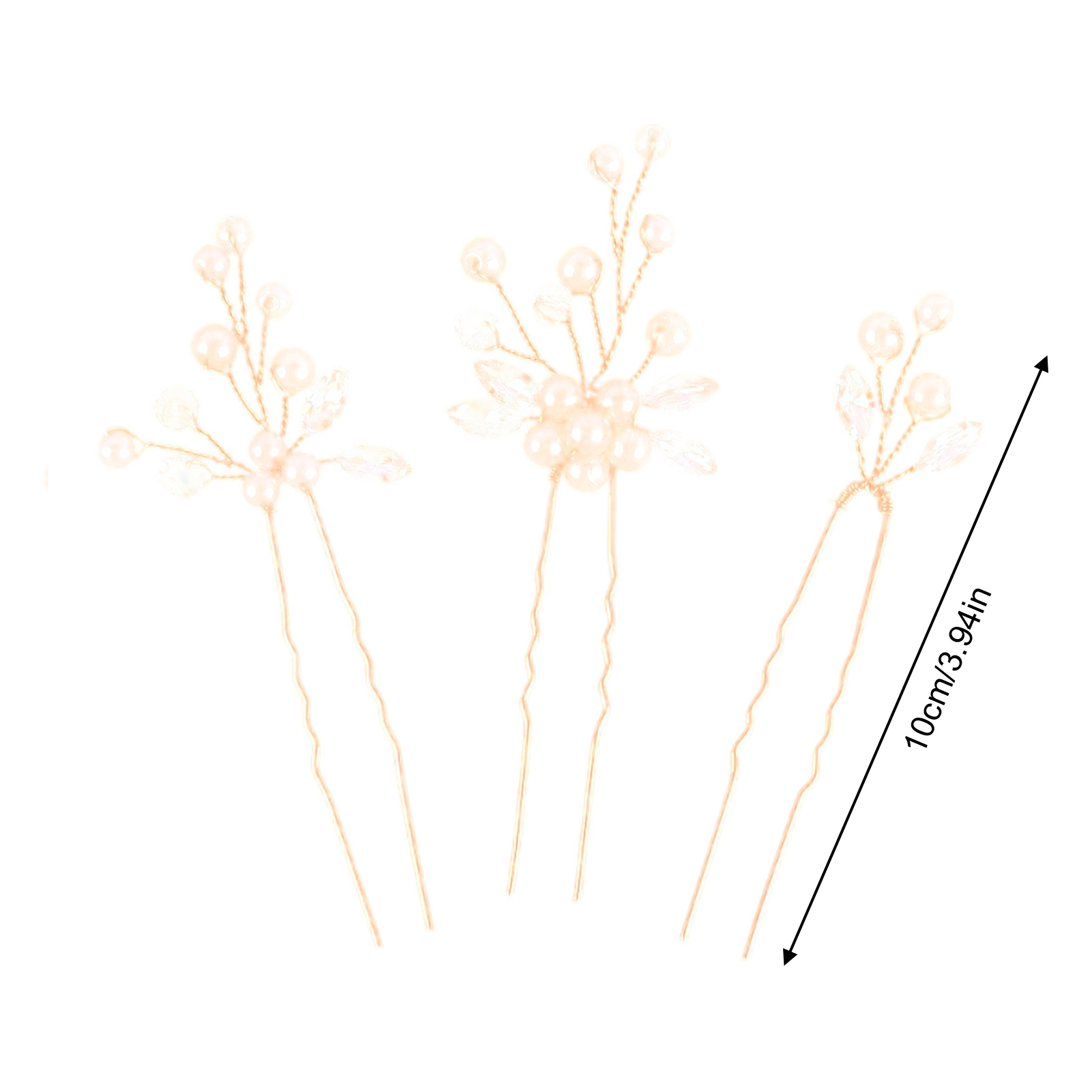 3pcs Bride Hairpin Trendy Hair - đánh giá và giá Wedding Supply Store