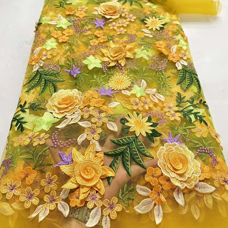 90x130cm 3D Floral Embroidered - đánh giá và giá Wedding Dress Supply