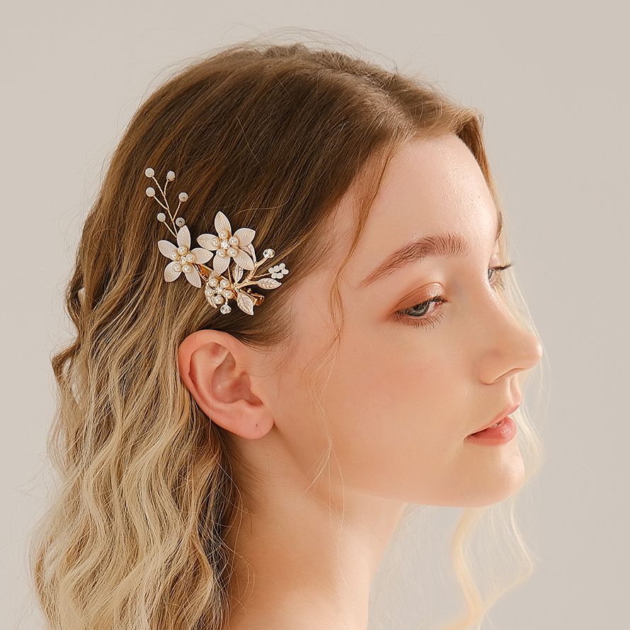 Handmade Pearl Flower Hair Cli - đánh giá và giá Wedding Supply Store