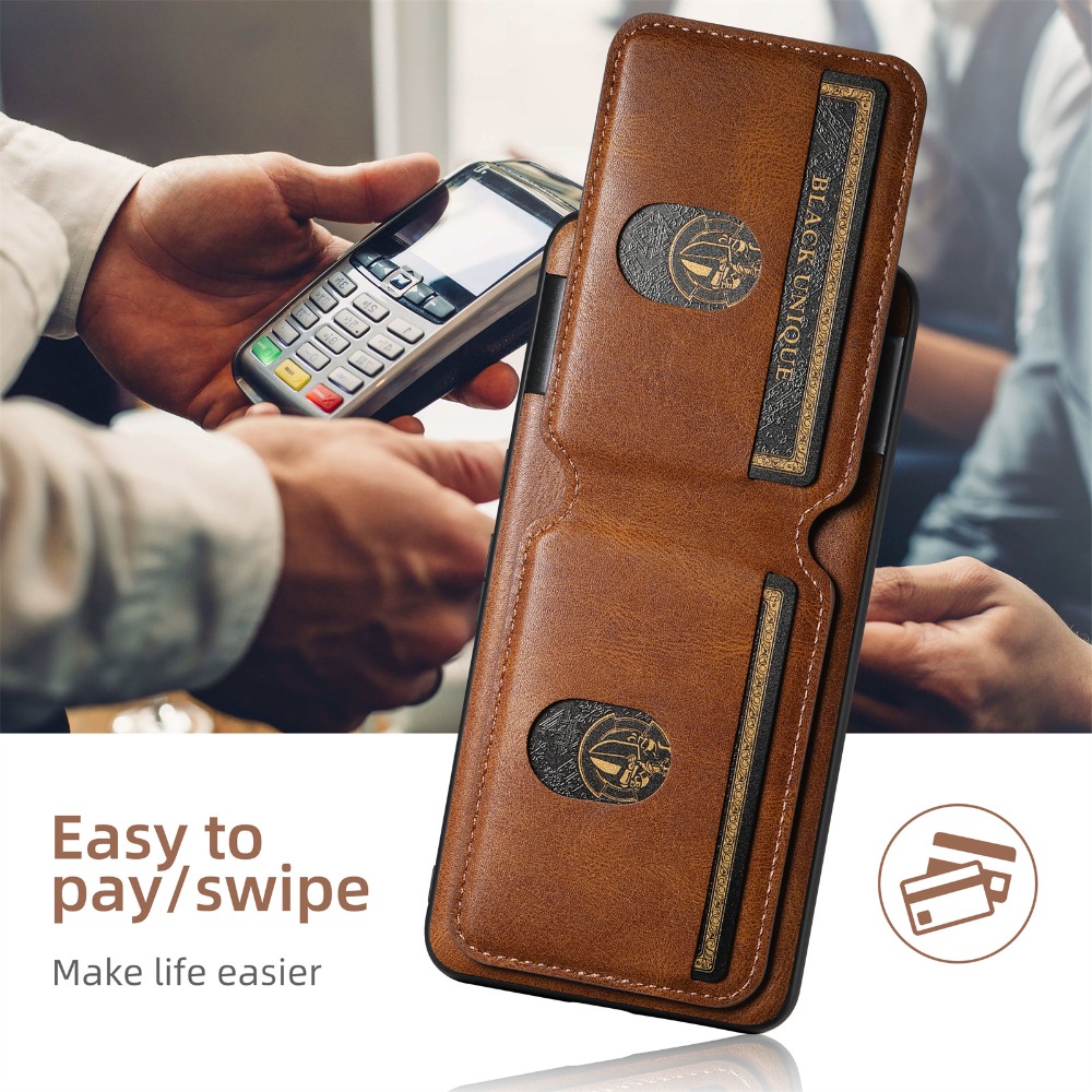 Luxury Wallet PU Leather Case  - đánh giá và giá Place Card Holder