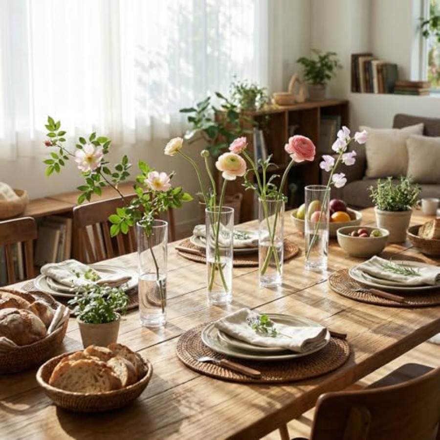 48 Pcs acrylic cylinder bud va - đánh giá và giá Centerpiece Vase Tall