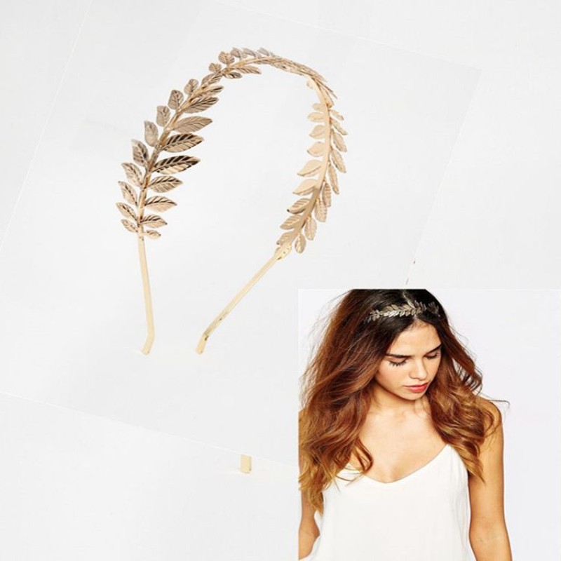 Baroque Golden Metal Leaf Head - đánh giá và giá Wedding Supply Store