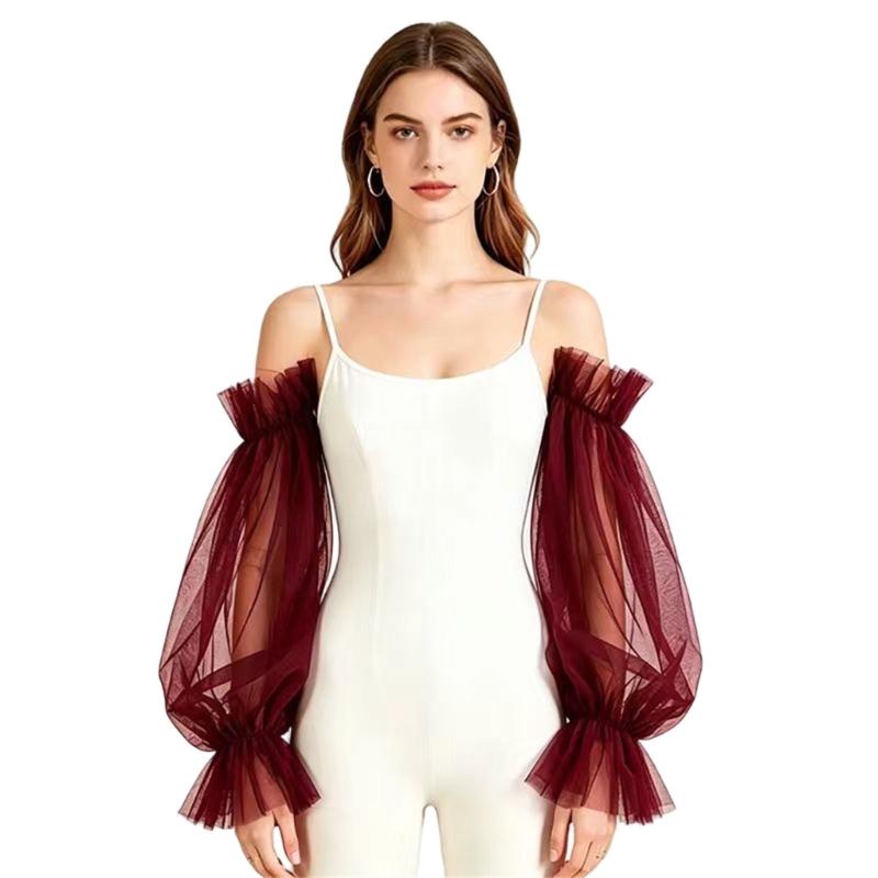 39BB Tay áo cô dâu bằng vải th - đánh giá và giá Wedding Dress Supply