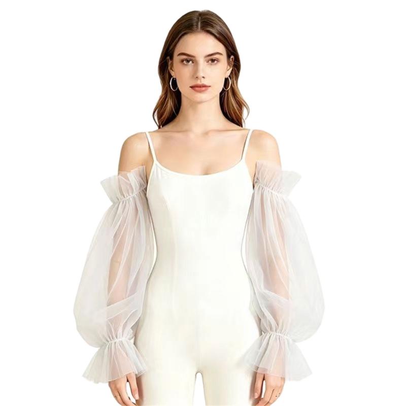 39BB Tay áo cô dâu bằng vải th - đánh giá và giá Wedding Dress Supply