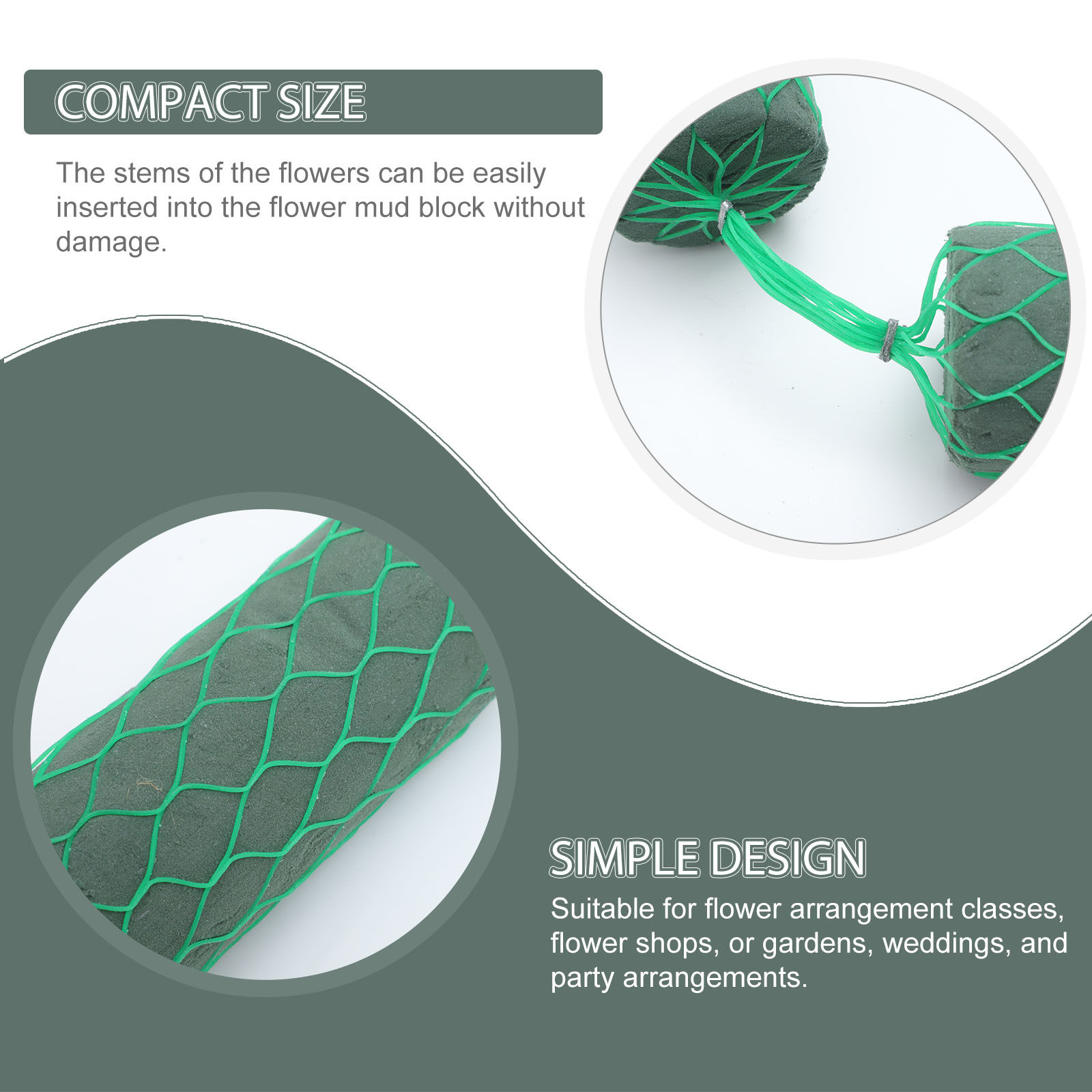 1Set Sausage Shape Floral Foam - đánh giá và giá Wedding Floral Supply