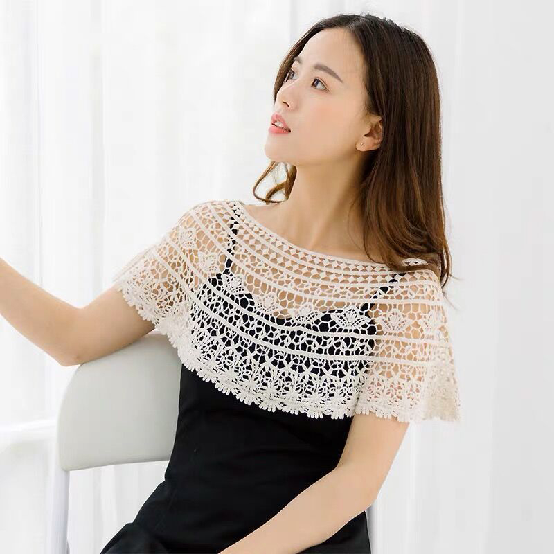 Women Knit Hollow Out Shawl Wr - đánh giá và giá Wedding Dress Supply