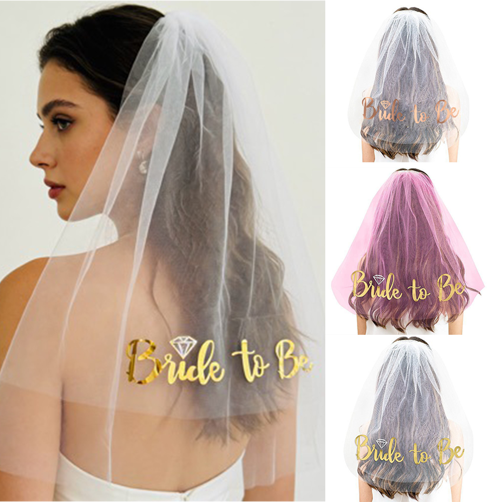 Bride To Be Veil Rose Gold Hen - đánh giá và giá Wedding Supply Store