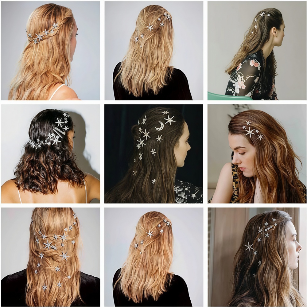 Crystal Star Hair Clip Pins Fo - đánh giá và giá Wedding Supply Store