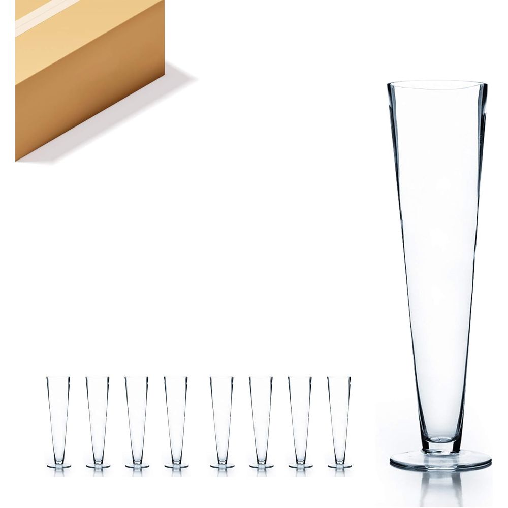 WGV Trumpet Glass Vase Bulk, O - đánh giá và giá Centerpiece Vase Tall