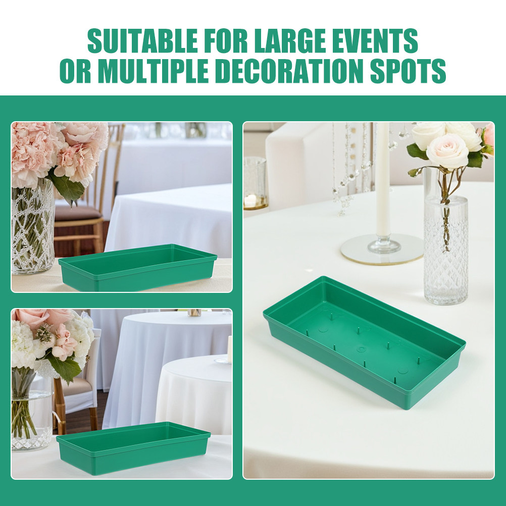 8Pcs Rectangle Floral Mud Tray - đánh giá và giá Wedding Floral Supply
