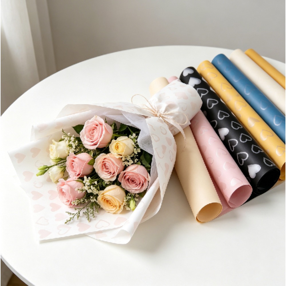 Silver Heart Hansu Floral Wrap - đánh giá và giá Wedding Floral Supply