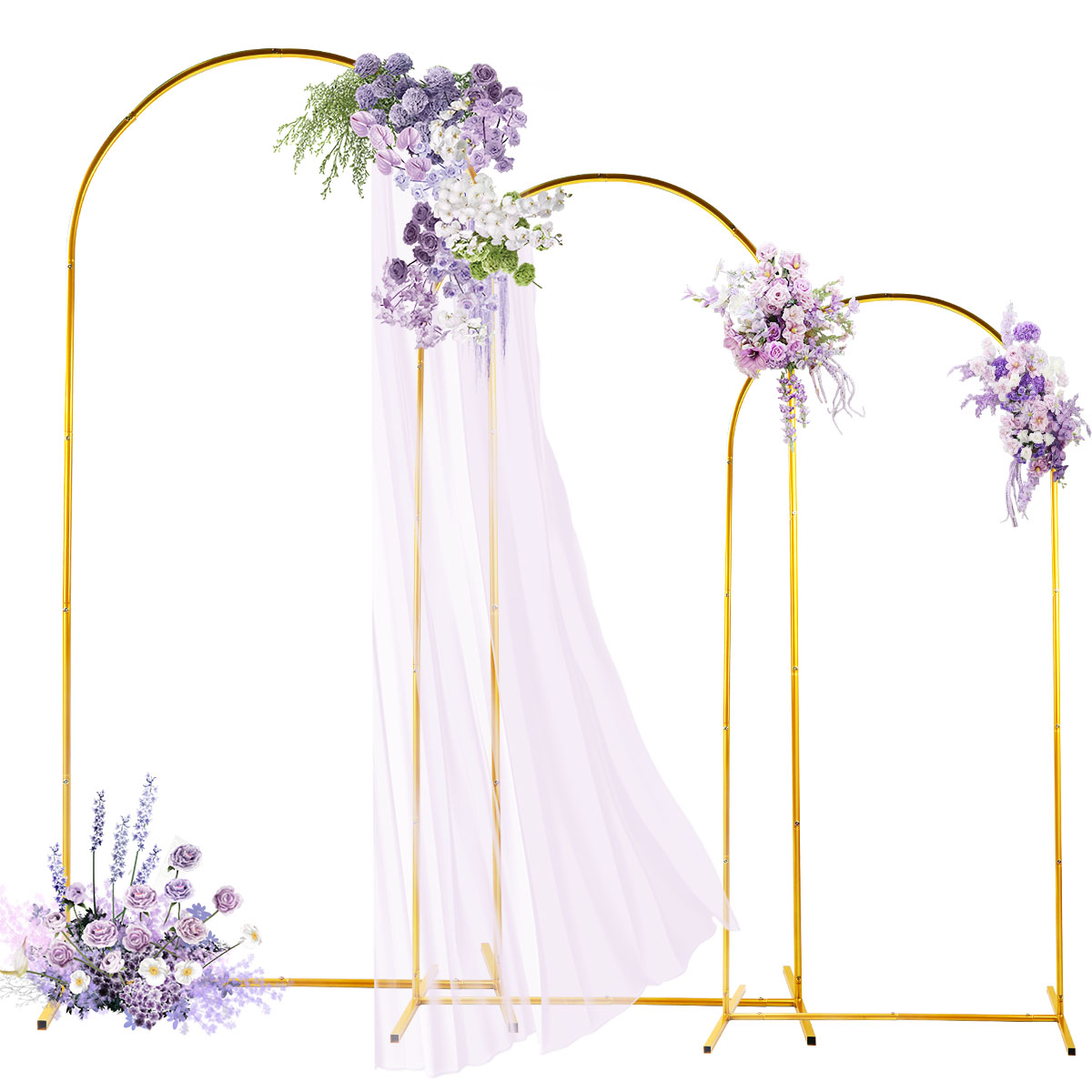 3Pack Golden Metal Arch Kits,  - đánh giá và giá Confetti Balloon Set